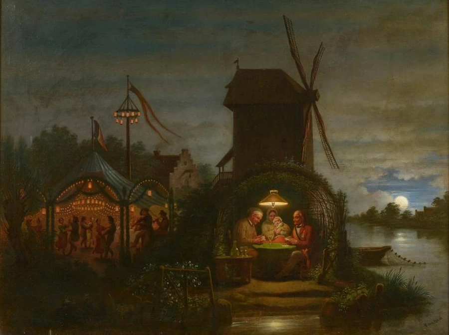 Il gioco di carte durante le feste